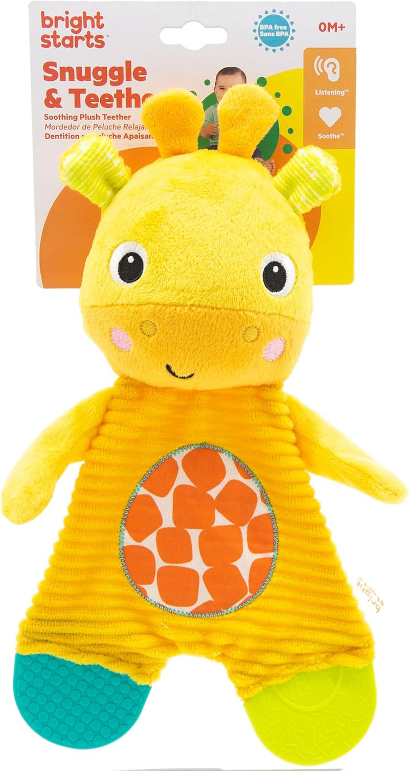 Snuggle & Teether Jouet De Dentition En Peluche Sans BPA - Girafe, Dès La Naissance