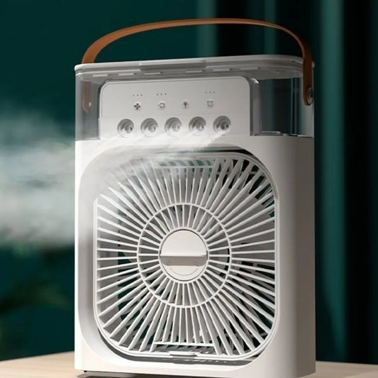 New Five-Hole Spray Fan USB Desktop Humidifier Portable Practical Cooling Fan Hydrocooling Summer Indispensable Chiller Office