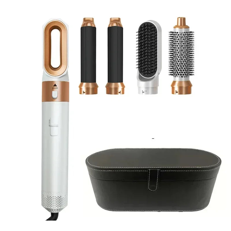 5 in 1 Hair Dryer Hot Comb Set Professional Curling Iron Hair Straightener Styling Tool for Dyson Airwrap Hair Dryer Household