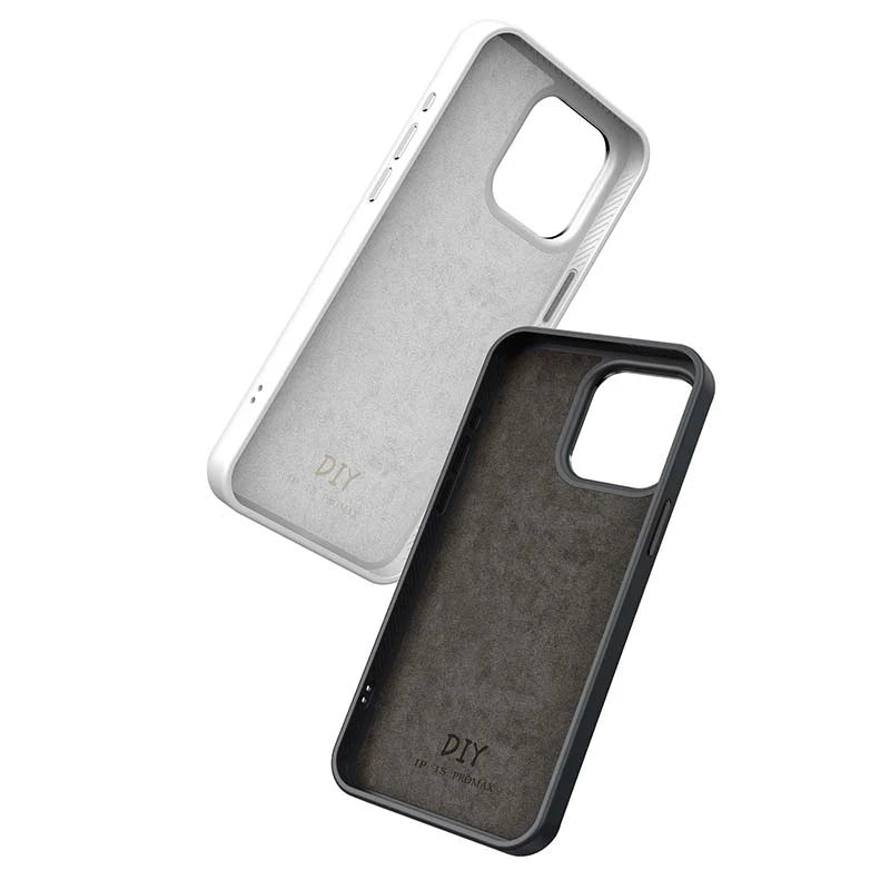New-Tech NFC Function Phone Case for Iphone 15 14 13 Pro Max DIY Cases E Ink Screen Phone Cover Cartoon Girl Fundas Battery Free