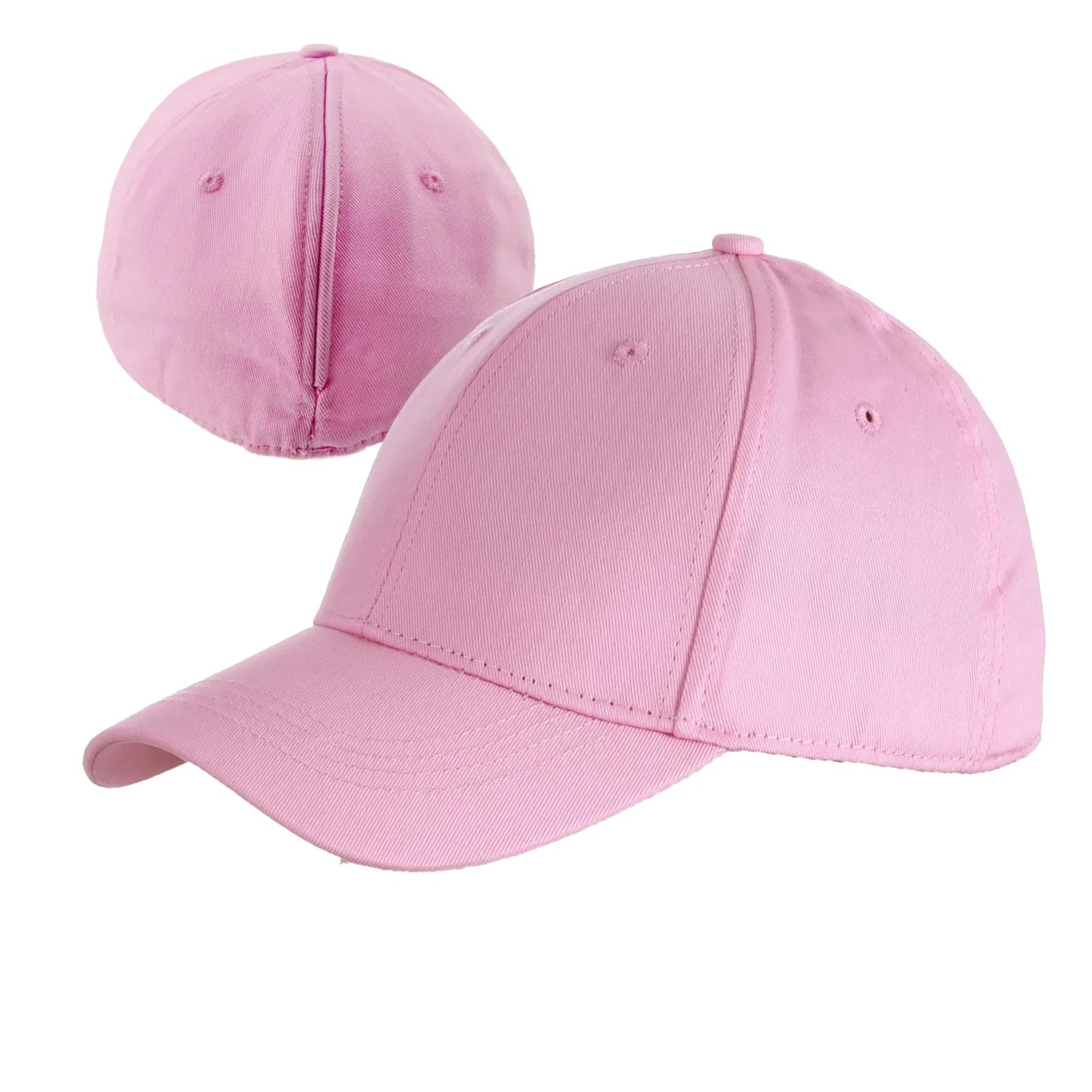 Fashion Simple Solid Color Back Magnetic Women'S Cap Creative Design Shade Ponytail Convenient Sports Sun Hat Wholesale