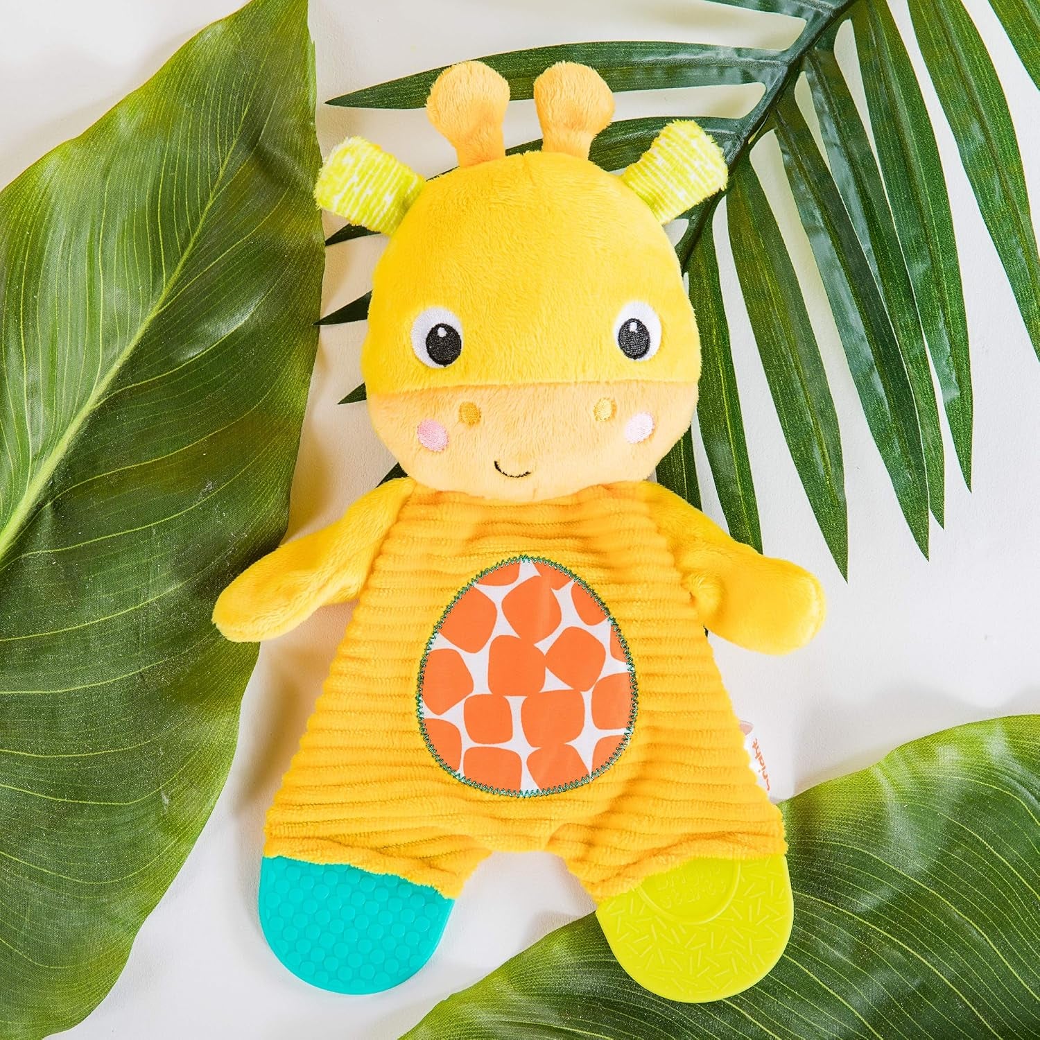 Snuggle & Teether Jouet De Dentition En Peluche Sans BPA - Girafe, Dès La Naissance
